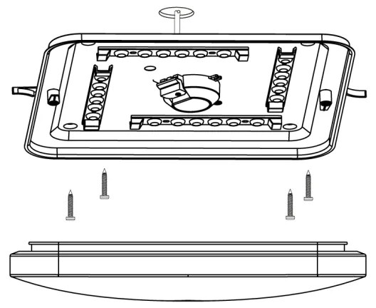 Eglo 97882 - LED Plafonieră FRANIA-S LED/17,3W/230V