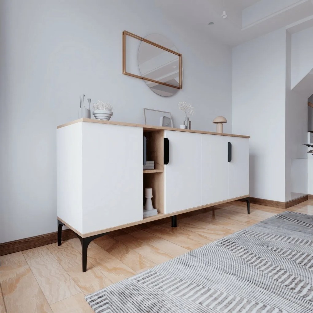 Dulap Tarz Oak and White