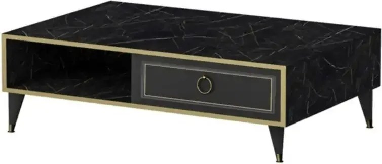 Masa cafea cu spatii depozitare Vals Homs 90 x 60 cm