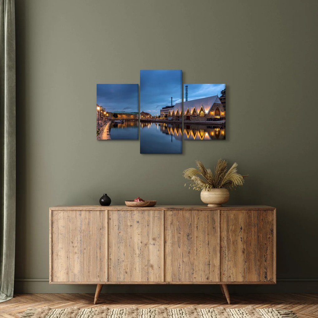 Tablou cu canalul - Göteborg (90x60 cm)
