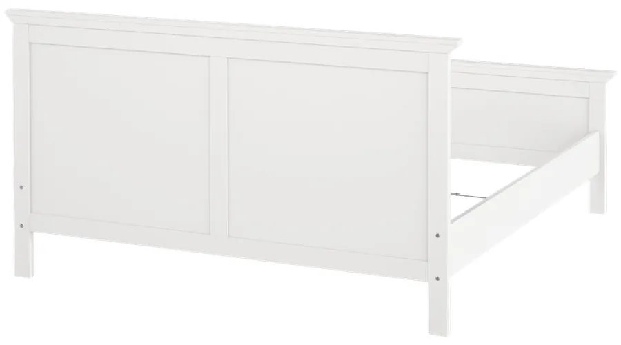 Pat matrimonial alb 160x200 cm Paris – Tvilum