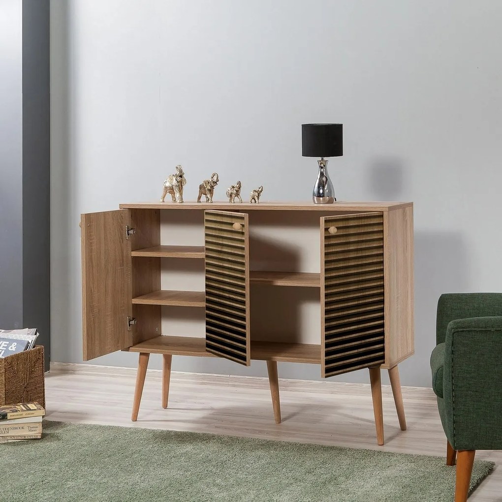 Dulap Mega Stripes Sonoma Oak