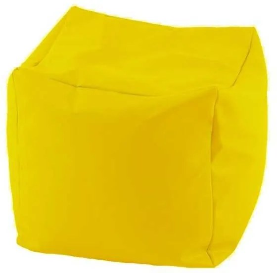 Taburet Cub, Material Impermeabil - Yellow Quince