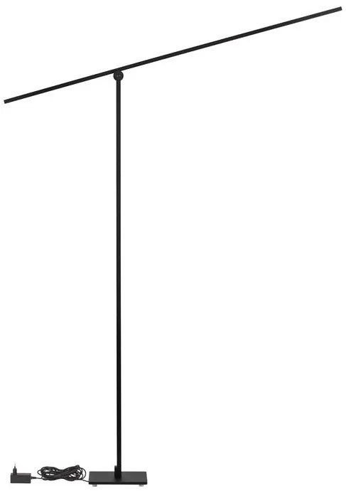 Lampa LED dimabila de podea directionabila TENSO negru