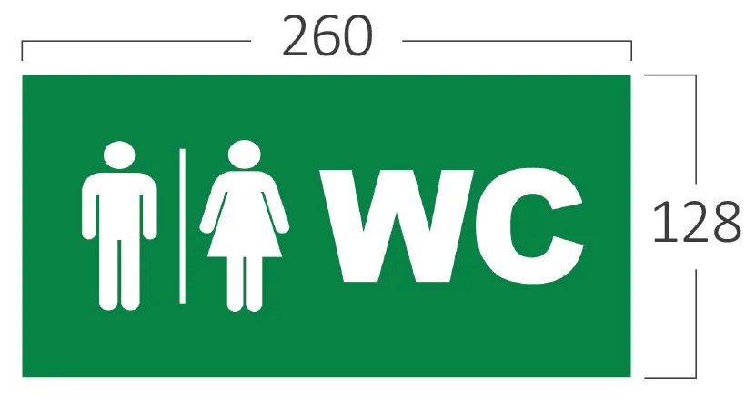 Autocolant WC, pentru lampi BC14-01100, Braytron
