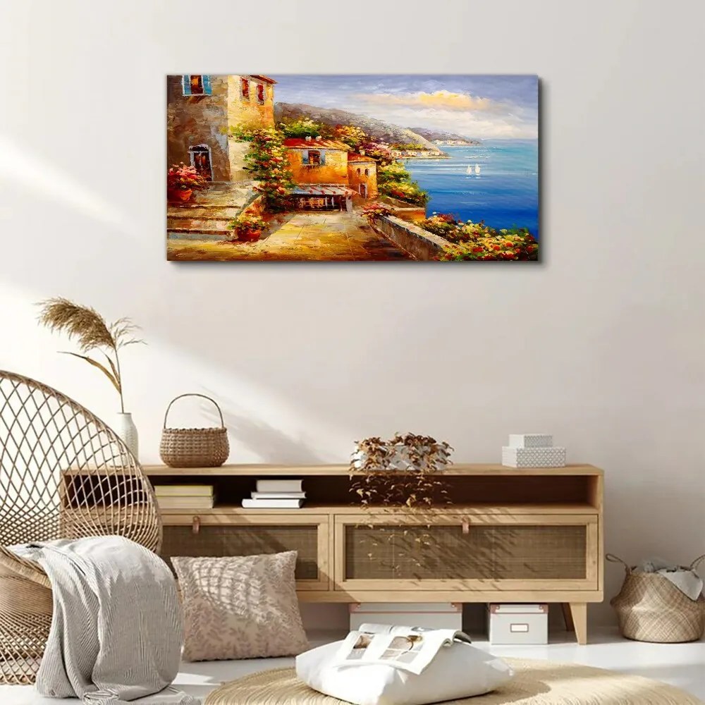 Tablou canvas Oraș Coasta Mării Flori