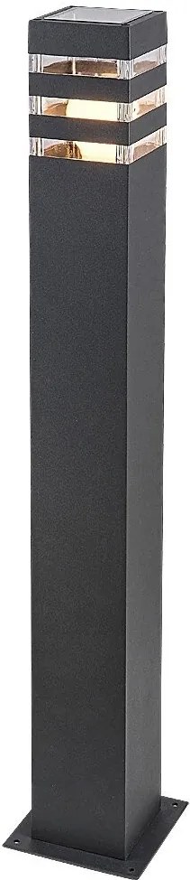 Stalp mediu pentru iluminat exterior design modern IP44 Ankara antracit