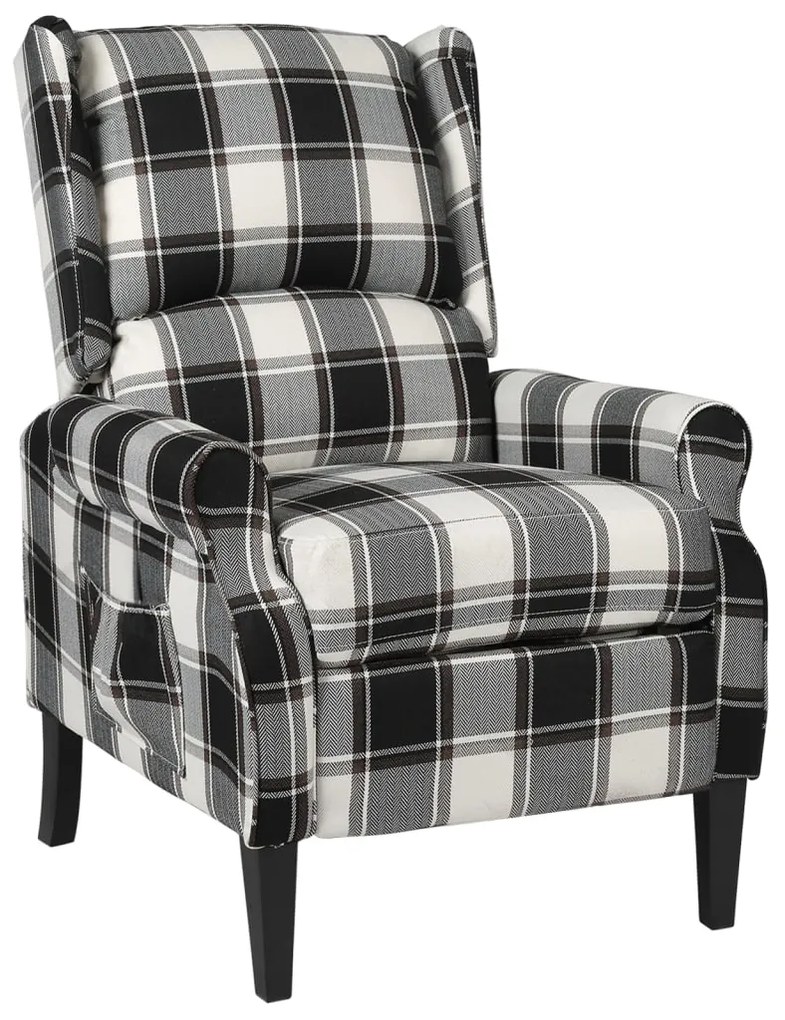 vidaXL Fotoliu rabatabil, multicolor, material textil