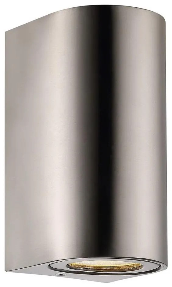 Nordlux - Aplica de exterior CANTO 2xGU10/28W/230V IP44 inox
