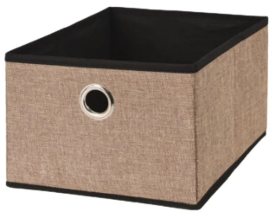Cutie depozitare, deschisă, culoarea maro, 32x25x8 cm, Storage Solutions