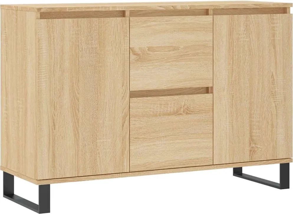 vidaXL Servantă, stejar sonoma, 101,5x35x70 cm, lemn prelucrat