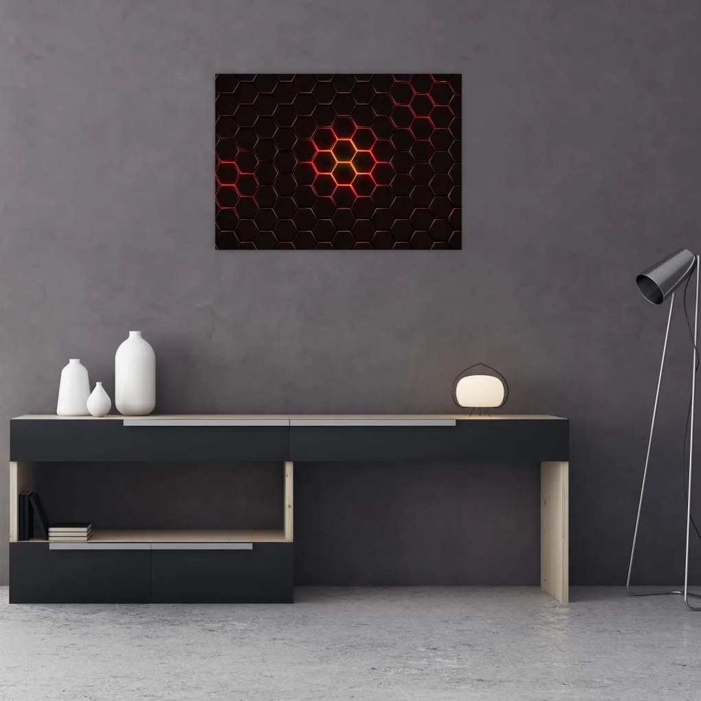 Tablou cu sârmă (70x50 cm)