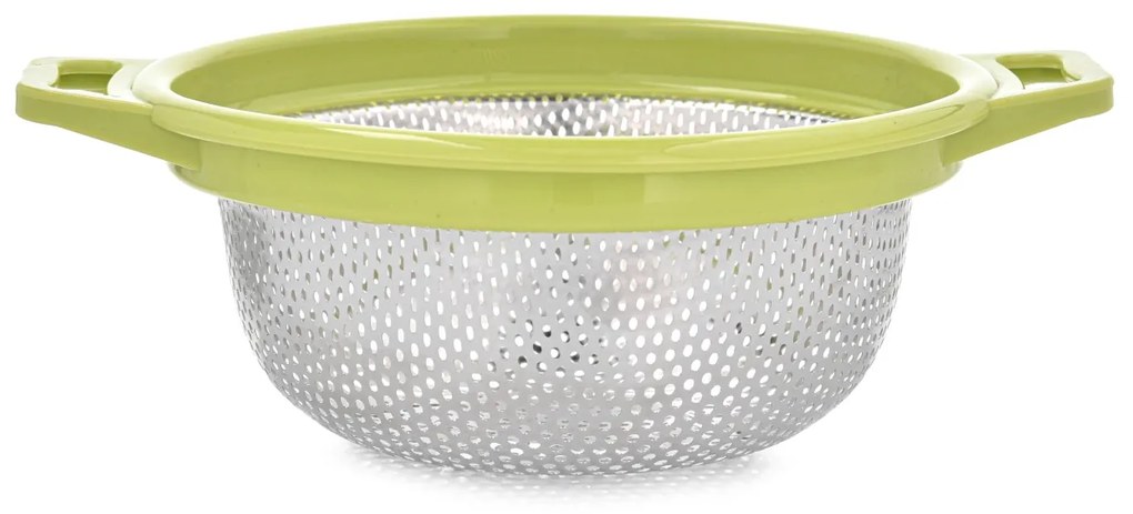 Strecuratoare inox 18cm, verde, Drop