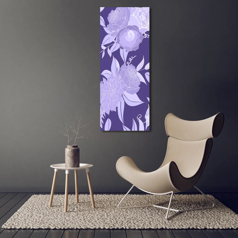Print pe canvas Model floral