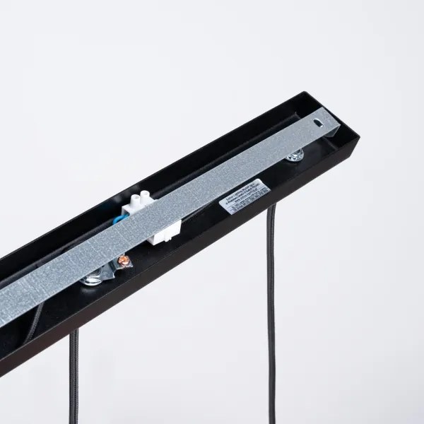 Lustră pe cablu Sollux SL.1402 PRYSM 3xG9/8W/230V negru