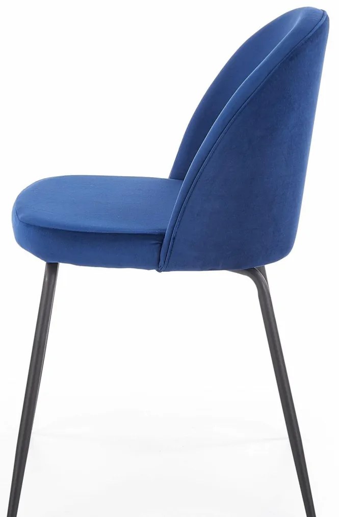 Scaun K314 velvet albastru