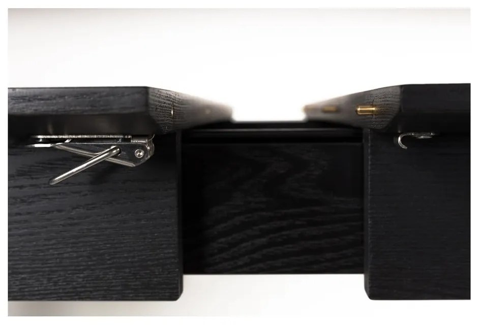 Masă extensibilă Zuiver Glimps, 120 x 80 cm, negru