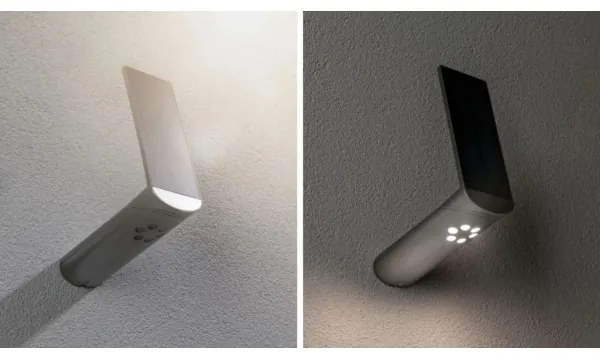 Paulmann 94261 - LED 1,2W IP44 Lampa solară de perete cu senzor ILIAS 3,7V