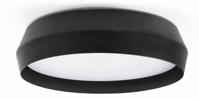 Lustra / Plafoniera LED design modern slim SHOKU 35cm negru