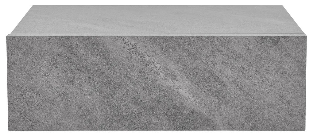 Noptiera montata pe perete 46x30x15 cm cu sertar, aspect beton