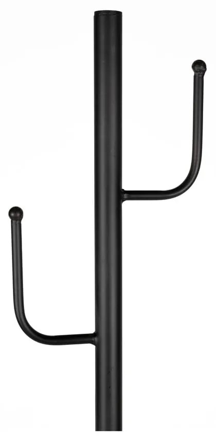 Cuier negru din metal ø 29x170 cm Twiggy – White Label