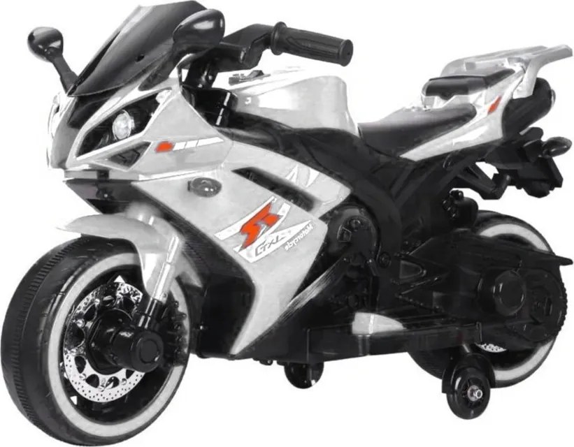 Motocicleta Electrica cu Acumulator Pentru Copii NOVOKIDS™ Storm Motor Duo GTX, Cu melodii si lumini, 12V, Max 30 kg, Trotineta Electrica, Roti
