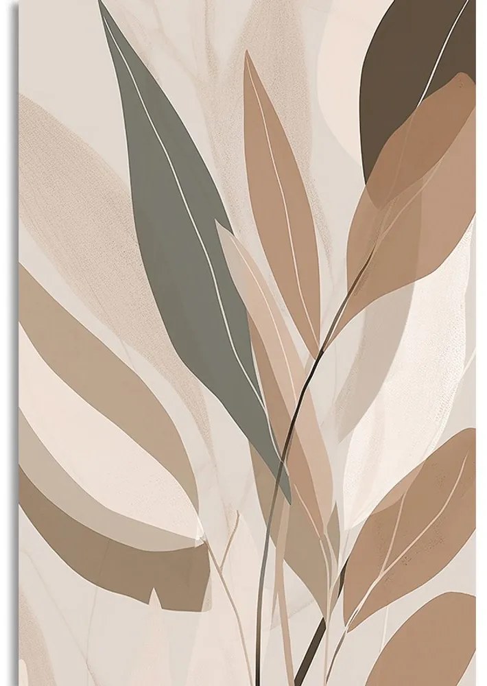 Tablou forme botanice abstracte No2