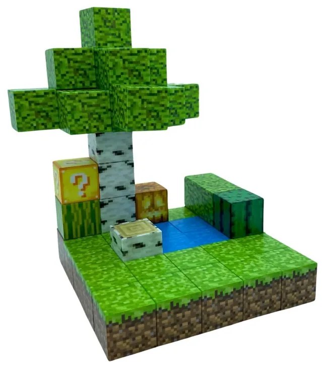 Set de construcție magnetic Dream World - 48 de cuburi