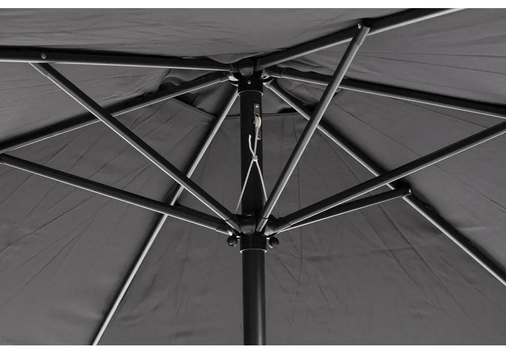 Umbrelă de soare fără suport Bonami Essentials Sun, ø 300 cm, negru