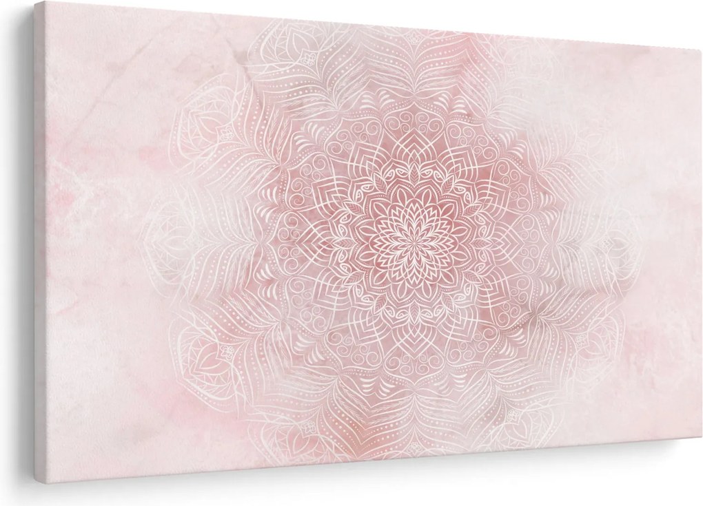 Tablou - Mandala roz (90x60 cm)