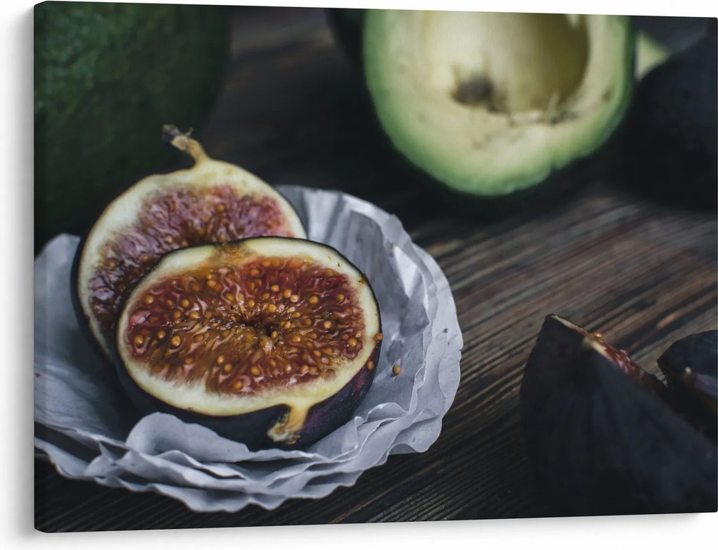 Tablou cu fistic și avocado (70x50 cm)
