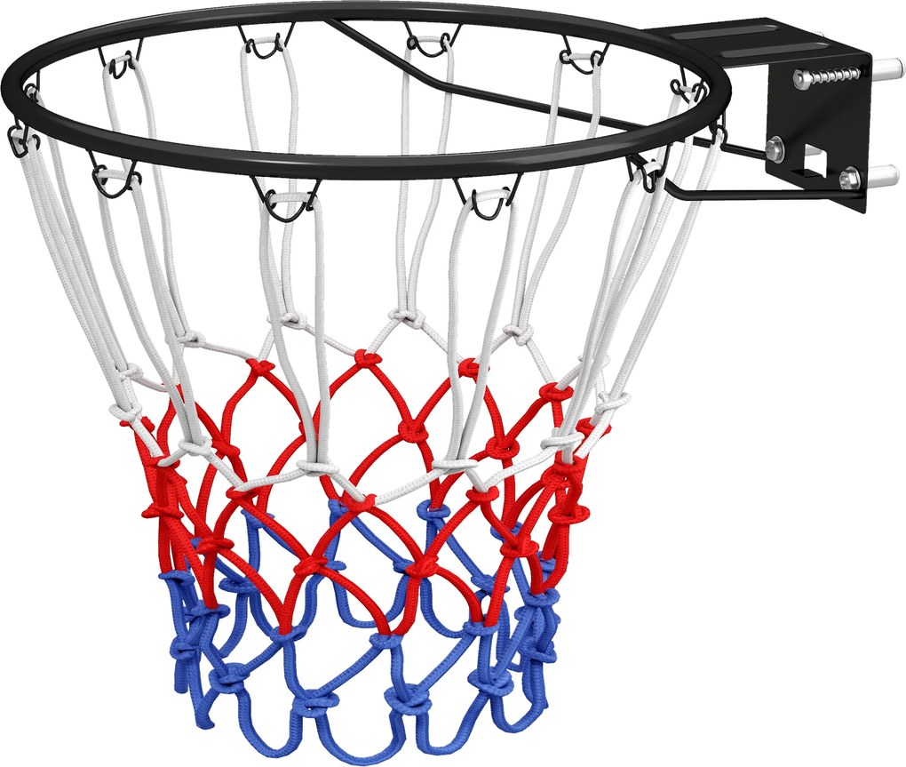 SPORTNOW Coș de baschet, inel suspendat pentru interior și exterior, pentru perete cu plasă rezistentă la intemperii | Aosom Romania