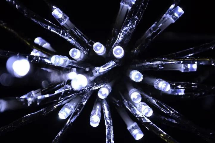 Iluminat de Crăciun 120 LED - ploaie de meteoriți,alb rece