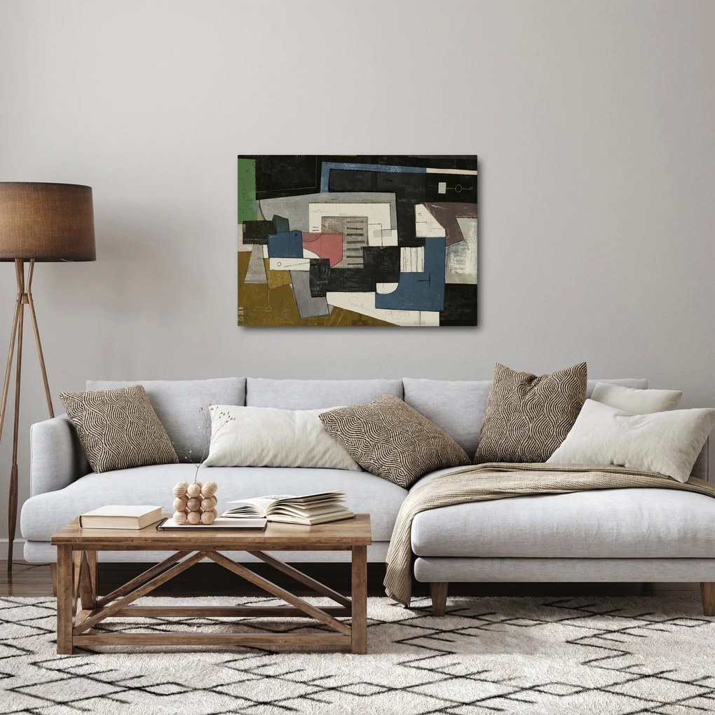 Tablou - Abstracție cubism (70x50 cm)