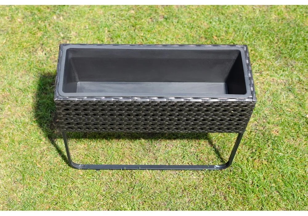 Ghiveci de grădină Bonami Essentials Magnolia, negru