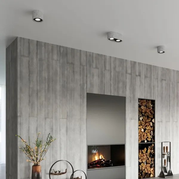 Plafonieră BASICv AR111 1xGU10/40W/230V beton