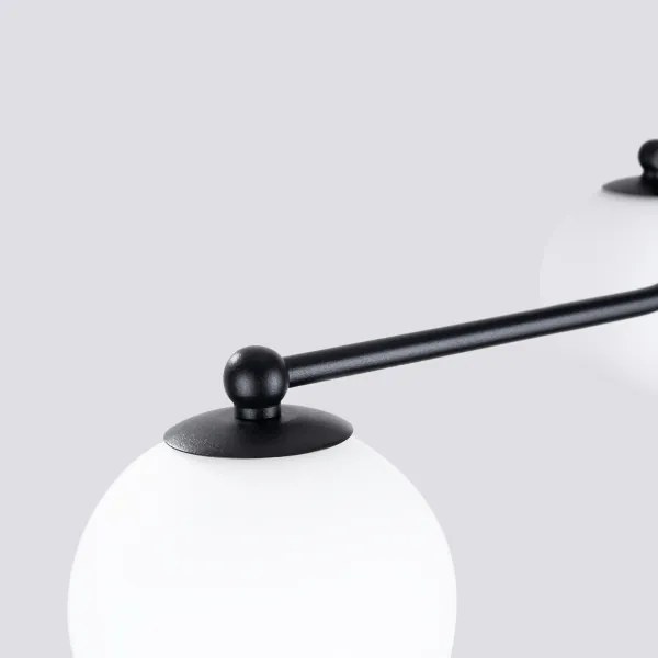 Lustră pe tijă Sollux SL.1663 ASTRAL 5xG9/8W/230V negru