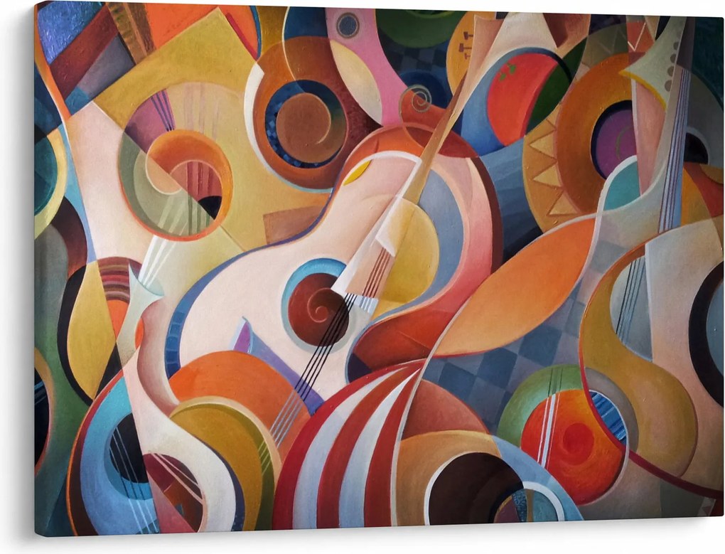 Tablou - Abstract muzical (70x50 cm)