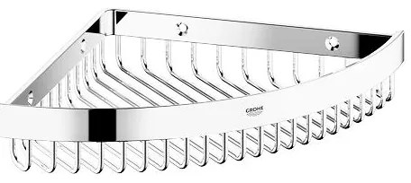 GROHE Selection Cube 40809000 - Suport săpun din sârmă, 20 × 20 cm, crom lucios