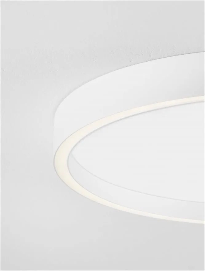 Plafoniera LED design slim ISTOS alb D-50cm