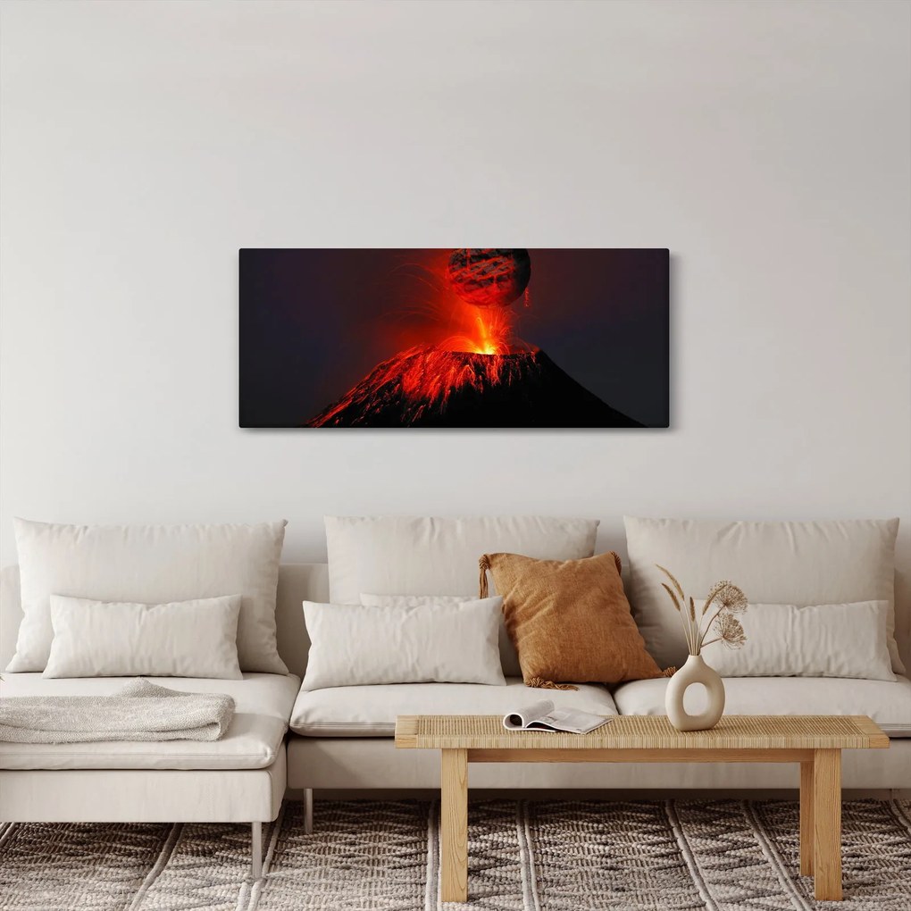 Tablou cu vulcan (120x50 cm)
