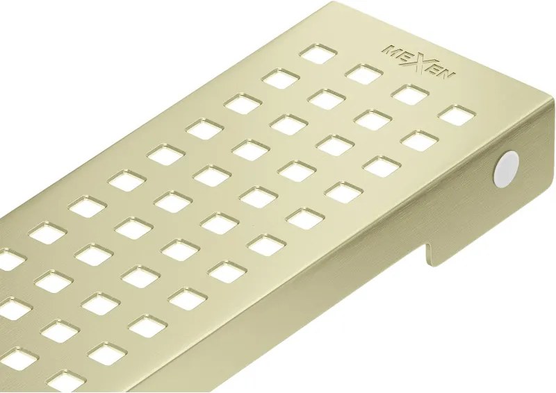Mexen Flat M08 masca pentru scurgere liniară 60 cm, auriu periat - 1A25060