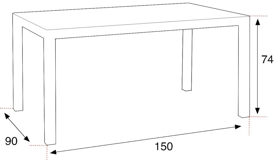 Set mobilier de grădină Nero IV Big cu 6 locuri, grafit