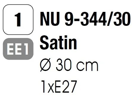 Aplica perete sau tavan Ada, diametru 30cm