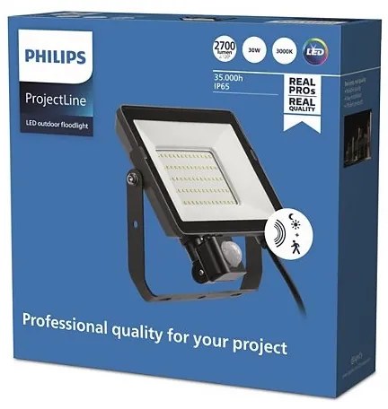 Proiector LED de exterior cu senzor PROJECTLINE LED/30W/230V IP65 3000K Philips