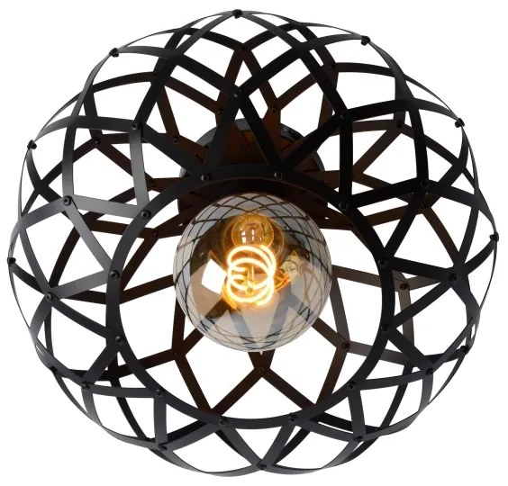 Plafonieră WOLFRAM 1xE27/40W/230V neagră Lucide 21117/30/30