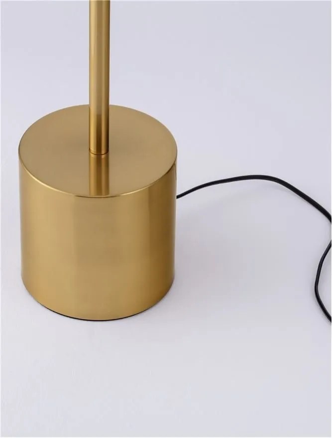 Lampa de podea LED design modern VETRO auriu, D-40cm