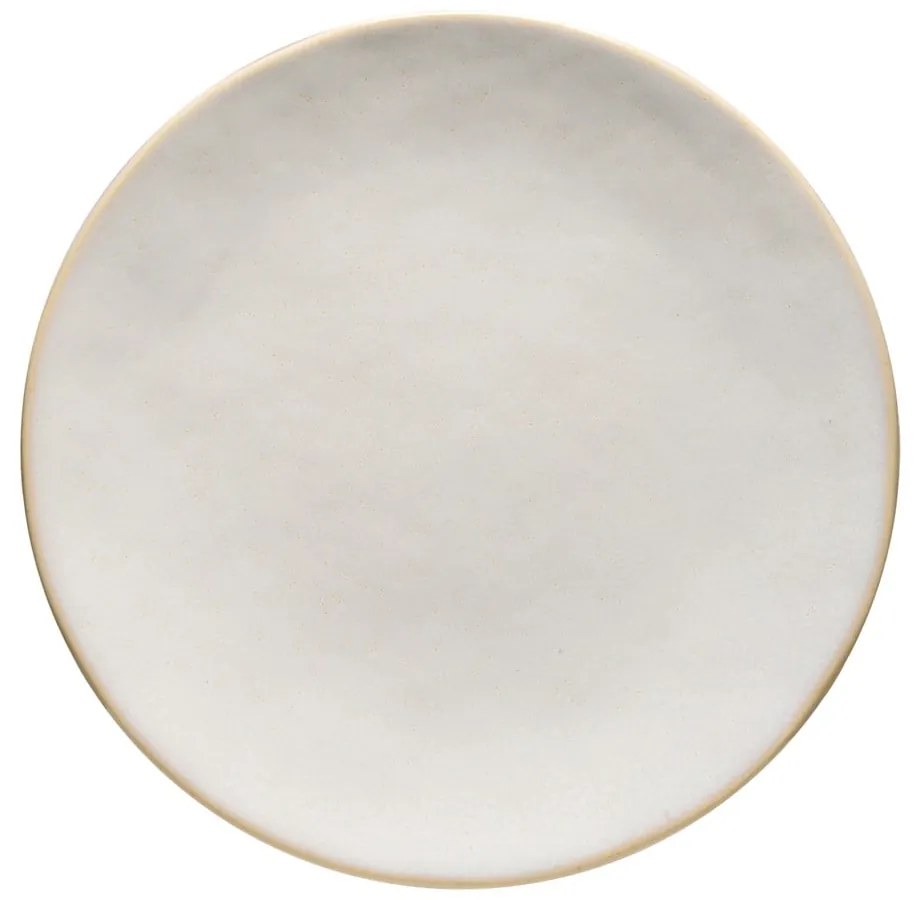 Farfurie/platou din gresie ceramică Costa Nova Roda, ⌀ 25 cm, alb