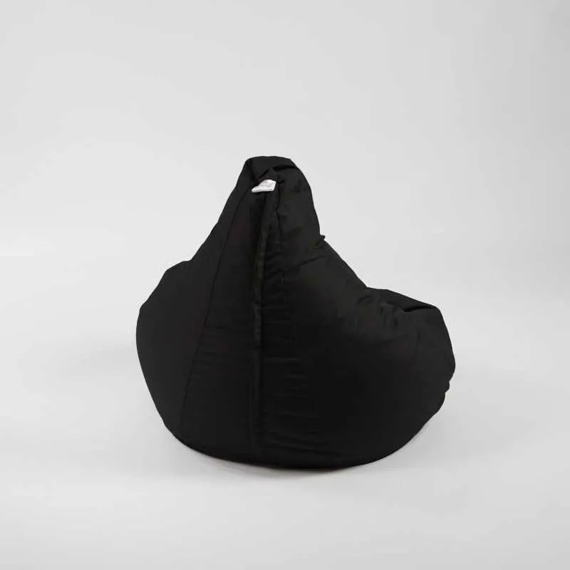 Fotoliu puf copii, Nirvana Light Pufrelax, Material Impermeabil - Negru
