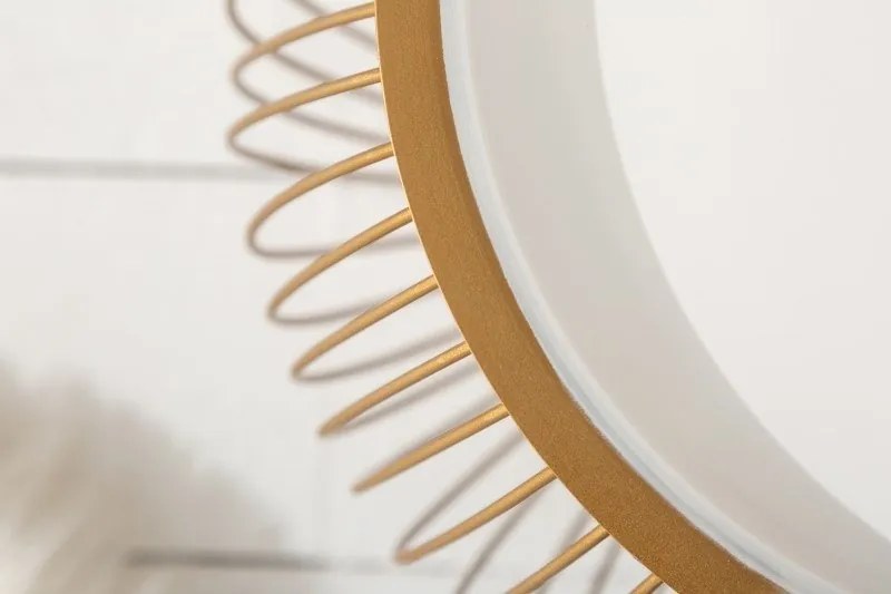 Masuta laterala Storage II 41cm auriu, alb